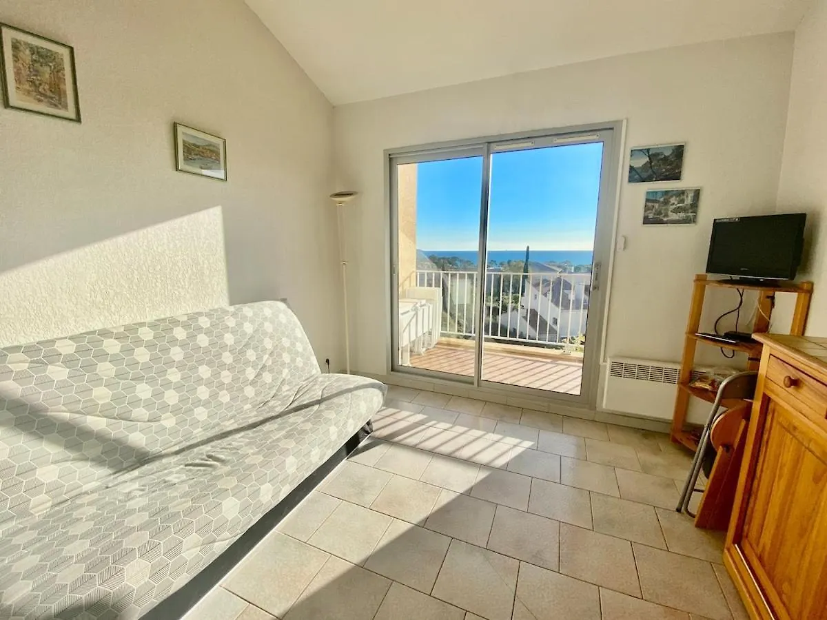 Vue Mer & Piscine - Mezzanine - Residence Calme Carqueiranne